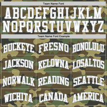 Load image into Gallery viewer, Custom Camo White-Gray Authentic Salute To Service Basketball Jersey
