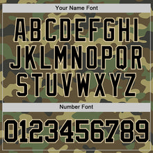 Load image into Gallery viewer, Custom Camo Black-Cream Authentic Salute To Service Basketball Jersey
