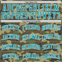 Load image into Gallery viewer, Custom Camo Teal-White Authentic Salute To Service Basketball Jersey
