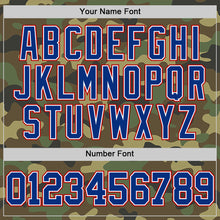Load image into Gallery viewer, Custom Camo Royal White-Red Authentic Salute To Service Basketball Jersey
