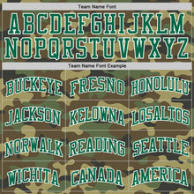 Load image into Gallery viewer, Custom Camo Kelly Green-White Authentic Salute To Service Basketball Jersey

