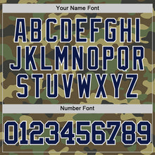 Load image into Gallery viewer, Custom Camo Navy-White Authentic Salute To Service Basketball Jersey
