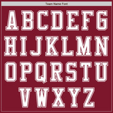 Load image into Gallery viewer, Custom Crimson White Authentic Baseball Jersey
