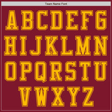 Load image into Gallery viewer, Custom Crimson Gold Authentic Baseball Jersey
