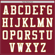 Load image into Gallery viewer, Custom Crimson White-Old Gold Authentic Baseball Jersey
