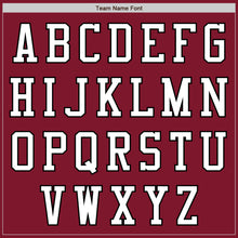 Load image into Gallery viewer, Custom Crimson White-Black Authentic Baseball Jersey
