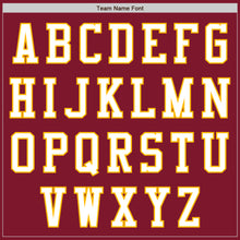 Load image into Gallery viewer, Custom Crimson White-Gold Authentic Baseball Jersey

