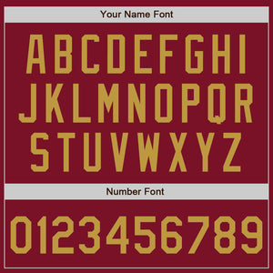 Custom Crimson Old Gold Authentic Baseball Jersey