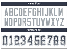 Load image into Gallery viewer, Custom Navy Light Gray-White Drift Fashion Football Jersey
