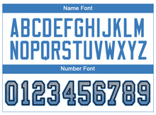 Load image into Gallery viewer, Custom Light Gray Powder Blue-Black Drift Fashion Football Jersey
