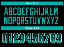 Load image into Gallery viewer, Custom Black Aqua-White Drift Fashion Football Jersey
