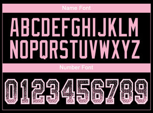 Custom Black Light Pink-White Drift Fashion Football Jersey