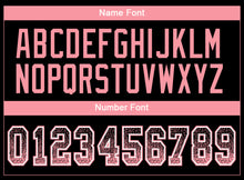 Load image into Gallery viewer, Custom Black Medium Pink-White Drift Fashion Football Jersey
