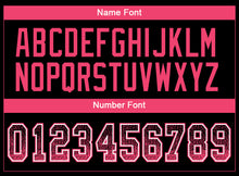 Load image into Gallery viewer, Custom Black Neon Pink-White Drift Fashion Football Jersey

