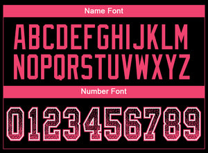 Custom Black Neon Pink-White Drift Fashion Football Jersey
