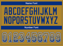 Load image into Gallery viewer, Custom Old Gold Royal-White Drift Fashion Football Jersey
