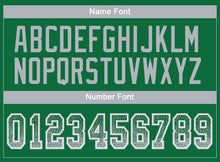 Load image into Gallery viewer, Custom Kelly Green Gray-White Drift Fashion Football Jersey
