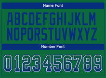 Load image into Gallery viewer, Custom Kelly Green Royal-White Drift Fashion Football Jersey
