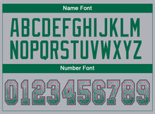 Load image into Gallery viewer, Custom Gray Kelly Green-Pink Drift Fashion Football Jersey
