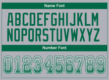 Load image into Gallery viewer, Custom Gray Kelly Green-White Drift Fashion Football Jersey
