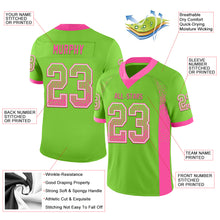Load image into Gallery viewer, Custom Neon Green Pink-White Drift Fashion Football Jersey
