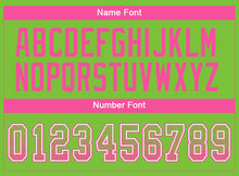 Load image into Gallery viewer, Custom Neon Green Pink-White Drift Fashion Football Jersey
