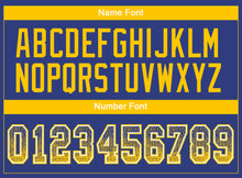 Load image into Gallery viewer, Custom Royal Yellow-White Drift Fashion Football Jersey
