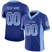 Load image into Gallery viewer, Custom Royal Light Blue-White Drift Fashion Football Jersey
