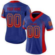 Load image into Gallery viewer, Custom Royal Red-Gold Drift Fashion Football Jersey
