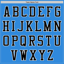 Load image into Gallery viewer, Custom Electric Blue Black-White Authentic Baseball Jersey
