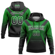 Load image into Gallery viewer, Custom Stitched Grass Green Black-White Fade Fashion Arrow Sports Pullover Sweatshirt Hoodie
