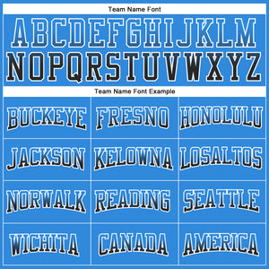 Custom Stitched Powder Blue Black-White Fade Fashion Arrow Sports Pullover Sweatshirt Hoodie