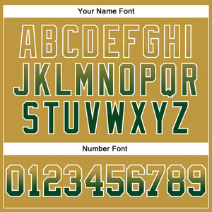 Custom Stitched Old Gold Green-White Fade Fashion Arrow Sports Pullover Sweatshirt Hoodie