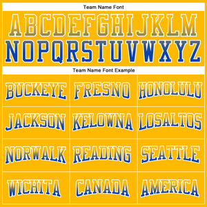 Custom Stitched Gold Thunder Blue-White Fade Fashion Arrow Sports Pullover Sweatshirt Hoodie