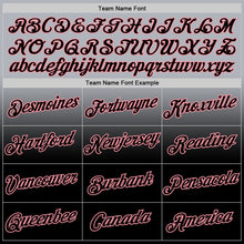 Load image into Gallery viewer, Custom Gray Black-Medium Pink Fade Fashion Performance T-Shirt
