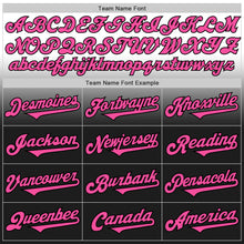 Load image into Gallery viewer, Custom White Pink-Black Authentic Fade Fashion Baseball Jersey

