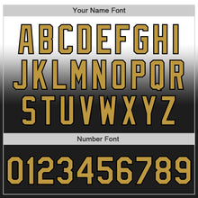 Load image into Gallery viewer, Custom White Old Gold-Black Authentic Fade Fashion Baseball Jersey
