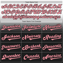 Load image into Gallery viewer, Custom White Medium Pink-Black Authentic Fade Fashion Baseball Jersey
