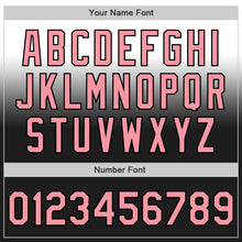 Load image into Gallery viewer, Custom White Medium Pink-Black Authentic Fade Fashion Baseball Jersey
