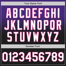 Load image into Gallery viewer, Custom Purple Black-Pink Authentic Fade Fashion Baseball Jersey
