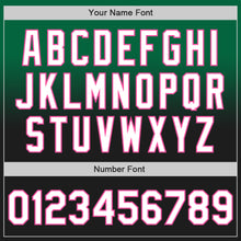 Load image into Gallery viewer, Custom Kelly Green Black-Pink Authentic Fade Fashion Baseball Jersey
