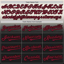 Load image into Gallery viewer, Custom Cream Crimson-Black Authentic Fade Fashion Baseball Jersey
