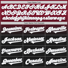 Load image into Gallery viewer, Custom Crimson Black-Gray Authentic Fade Fashion Baseball Jersey
