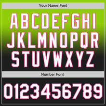 Load image into Gallery viewer, Custom Neon Green Black-Pink Authentic Fade Fashion Baseball Jersey
