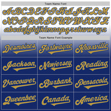 Load image into Gallery viewer, Custom White Old Gold-Royal Authentic Fade Fashion Baseball Jersey

