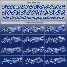 Load image into Gallery viewer, Custom Gray Royal-White Authentic Fade Fashion Baseball Jersey
