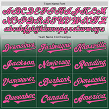 Load image into Gallery viewer, Custom White Pink-Green Authentic Fade Fashion Baseball Jersey
