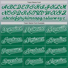 Load image into Gallery viewer, Custom Gray Kelly Green-White Authentic Fade Fashion Baseball Jersey
