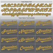 Load image into Gallery viewer, Custom White Old Gold-Steel Gray Authentic Fade Fashion Baseball Jersey
