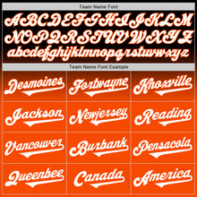 Load image into Gallery viewer, Custom Black White-Orange Authentic Fade Fashion Baseball Jersey
